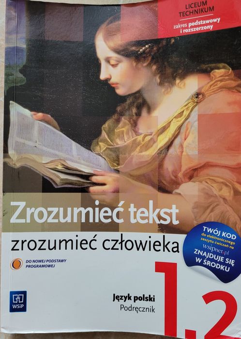 Podręcznik- Zrozumieć tekst zrozumieć człowieka 1.2 oraz 2.1 - Polski.