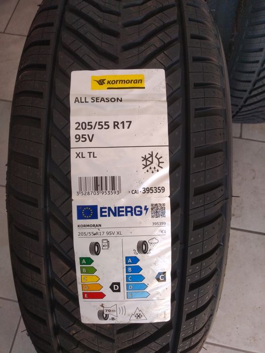 Nowe opony wielosezonowe 205/55R17 Kormoran. MONTAŻ GRATIS !!!