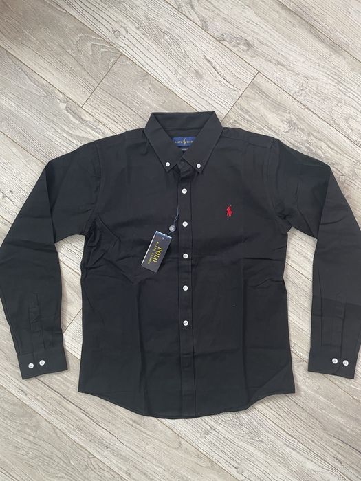 Czarna damska koszula Polo, rozm.M .
