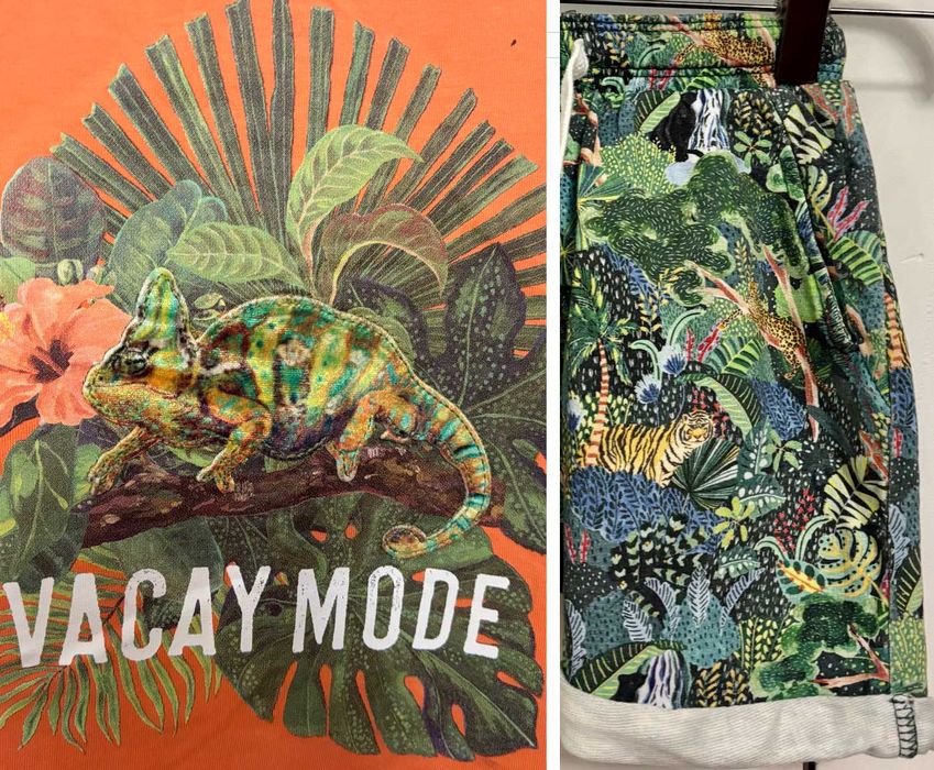 koszulka i spdenki HM projektanci Angela Mckay, Nathalie Lete  98 104