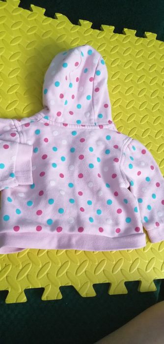 Bluza w grochy na 6-9miesiecy