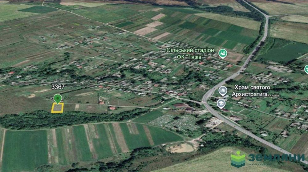 Продається ділянка під будову 15 сот  у  с. Тязів (8)