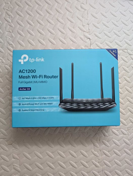 Router TP-Link Archer C6 AC1200 Dual-Band WiFi 5 Gigabit|Access Point