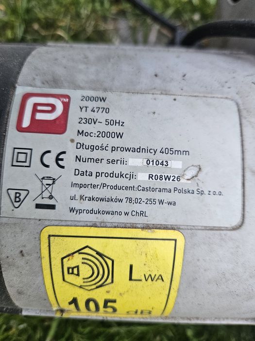 Elektryczna piła łańcuchowa