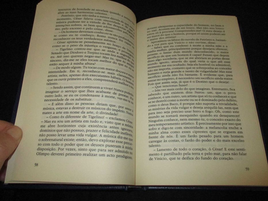 Livro Quo Vadis (volume I e II - completo) Henryk Sienkiewicz