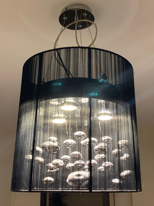 Candeeiro Teto preto