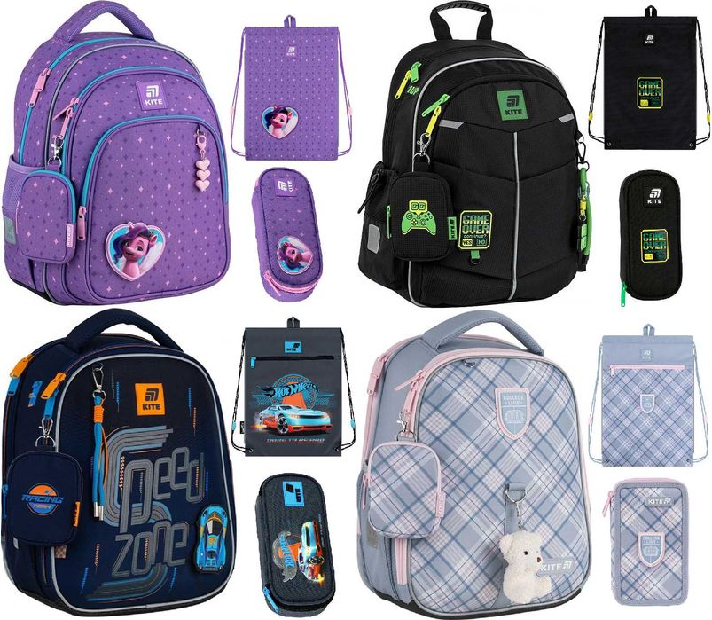 Рюкзак шкільний Kite Education 771S пенал ланчбокс пляшка