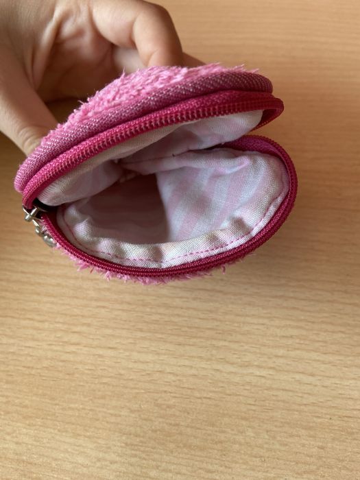 Porta-moedas rosa