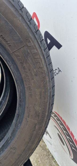 Літо 225/55/R17 4шт 7.4 мм Bridgestone Turanza Колеса Резина Шини Склад