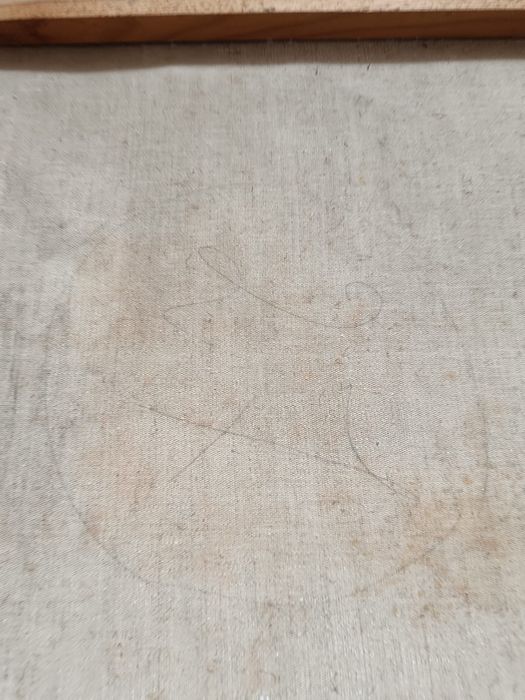 Obraz olejny kwiaty  1982 płótno 60x50