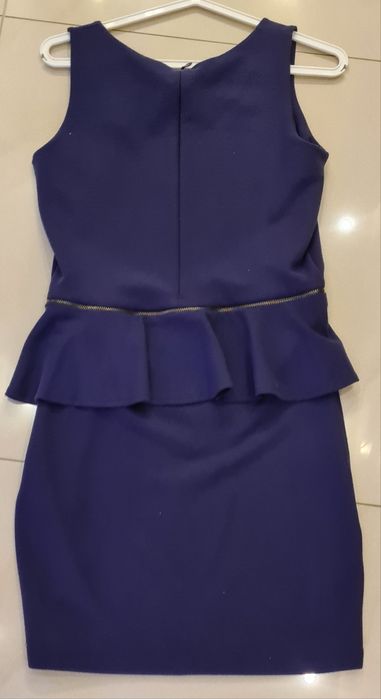 Sukienka do pracy granatowa Mohito S 36