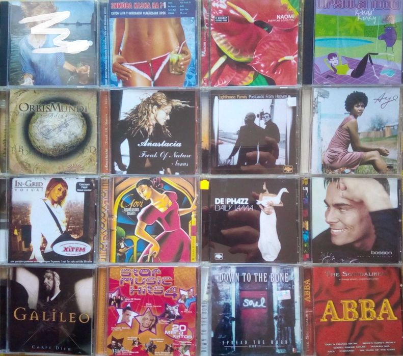 музыкальных дисков CD Лицензия rock pop jazz indie разные стили