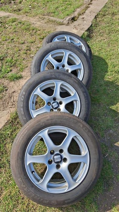 Felgi z oponami letnimi 15r 5x100