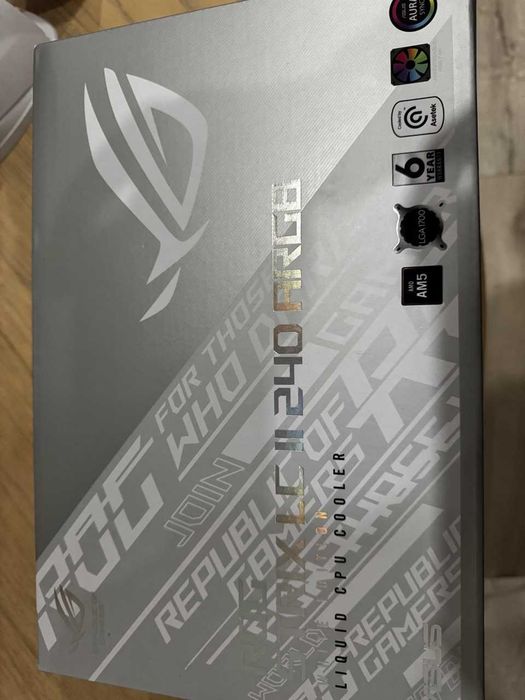 Chłodzenie wodne Asus ROG Strix LC II 240 ARGB White Edition