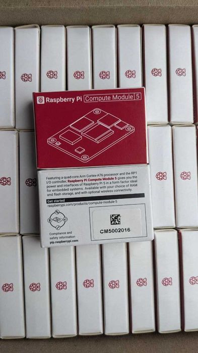 Raspberry Pi Compute Module 5 (CM5) 2 GB RAM, 16 / 32 / 64 GB eMMC  CM5002016 CM5002032 CM5002064
