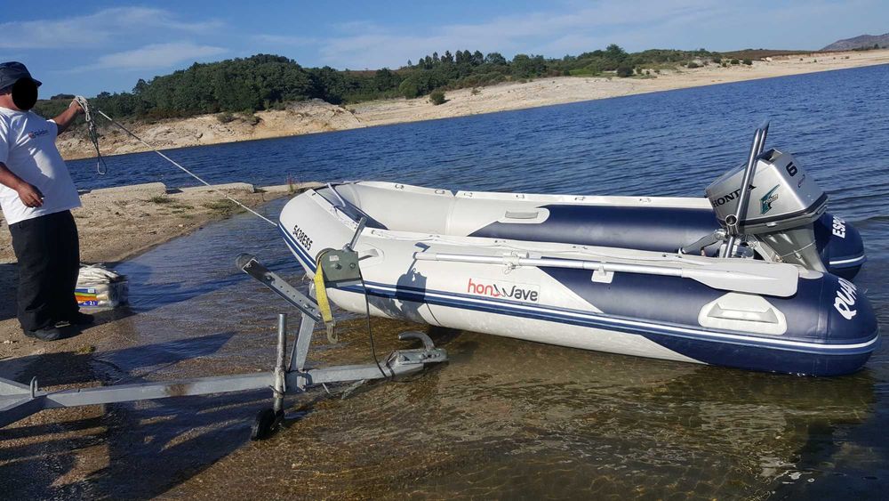 Barco Pneumatico Honda Honwave 3.2 + Motor 4T + Palamenta completa