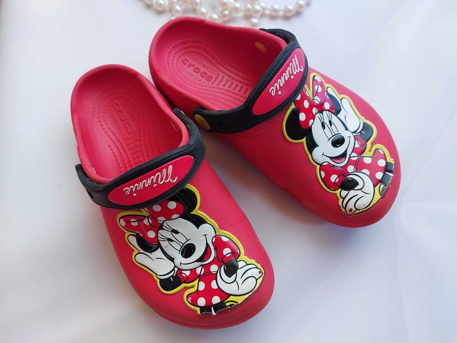 Кроксы крокси оригінал Crocs Minney Mouse C13 р. 30-31