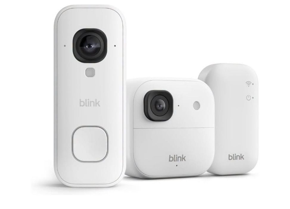 Blink Cámara exterior  Sistema de videovigilância com 1 câmara e videoporteiro inteligente