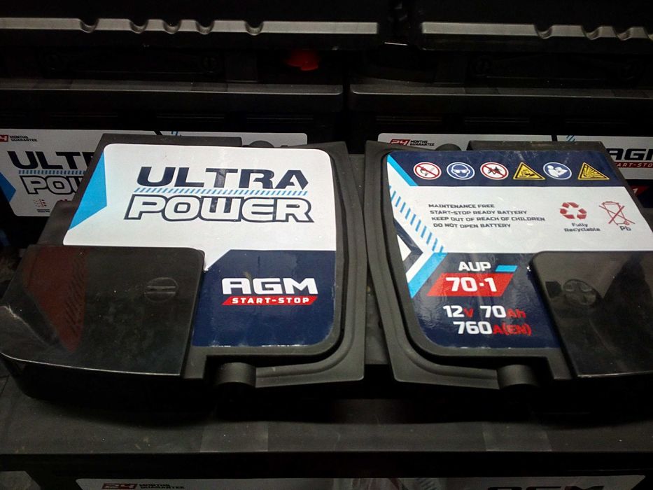 Akumulator 12V 70Ah/760A AGM Ultra Power Kielce-dowóz gratis!!!