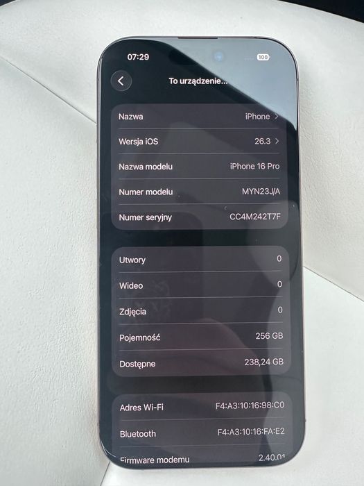 iPhone 16 pro 256 Desert Titanium