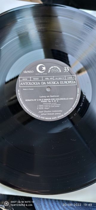 Cofret obra editada em vinil 33 rpm