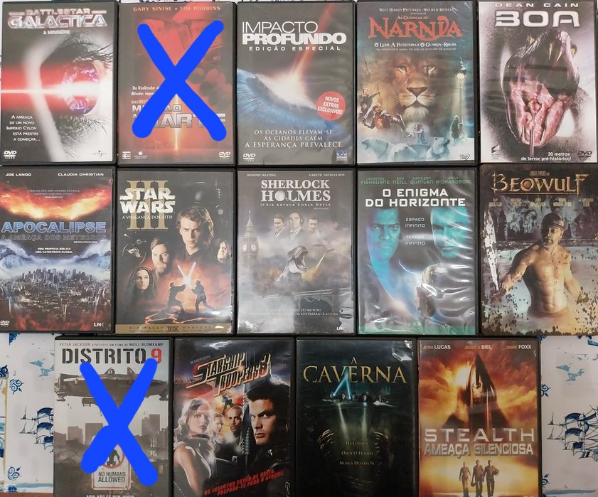 Vende-se ou troca-se colecção completa de DVDs originais