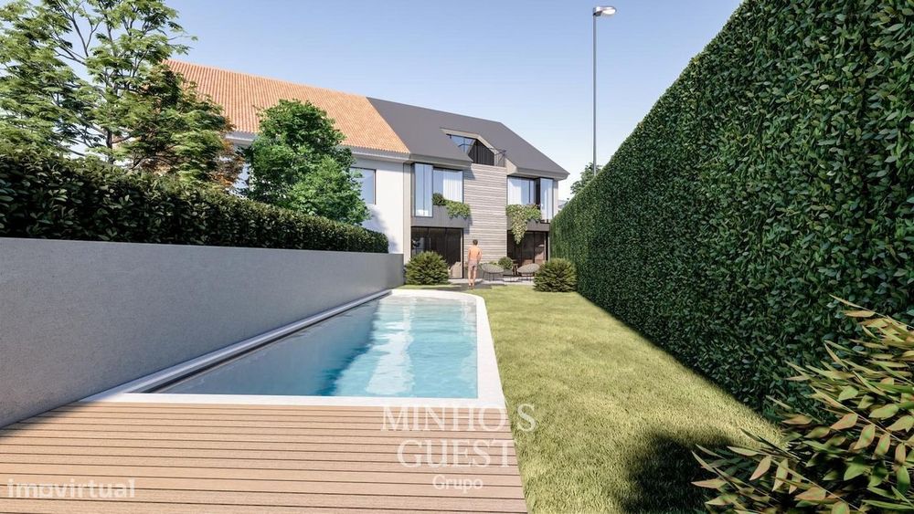 Moradia V3+1 Nova com Piscina | Nogueiró, Braga