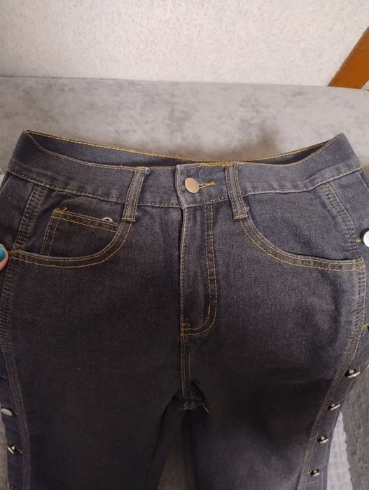 Широкі джинси для хлопчика 152-158