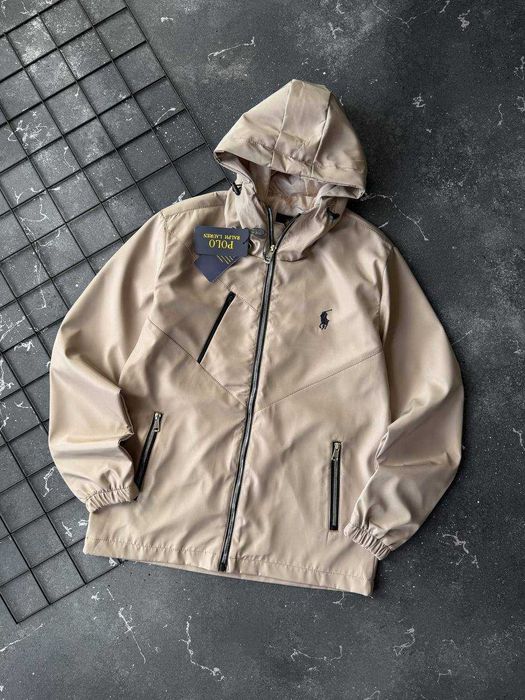Вітровка чоловіча Polo Ralph Lauren з капюшоном, водовідштовхуюча (S-XXL)