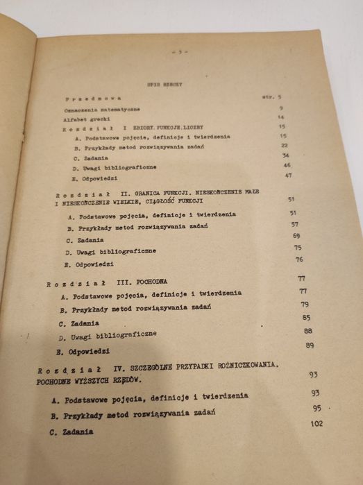 Ćwiczenia z matematyki całki i różniczkowe