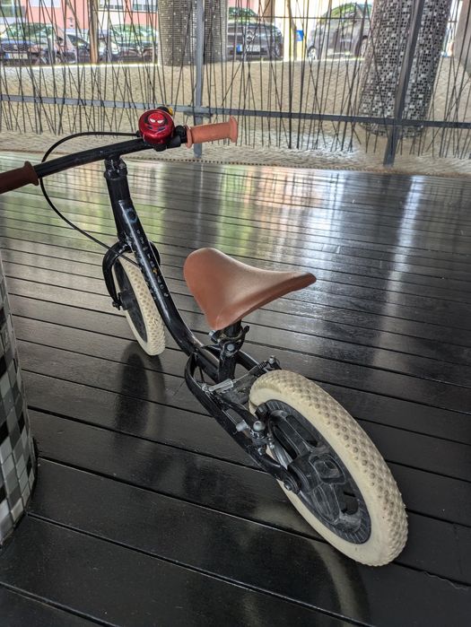 Runride 500 de APRENDIZAGEM de Bicicleta 10 POLEGADAS CRIANÇA PRETO