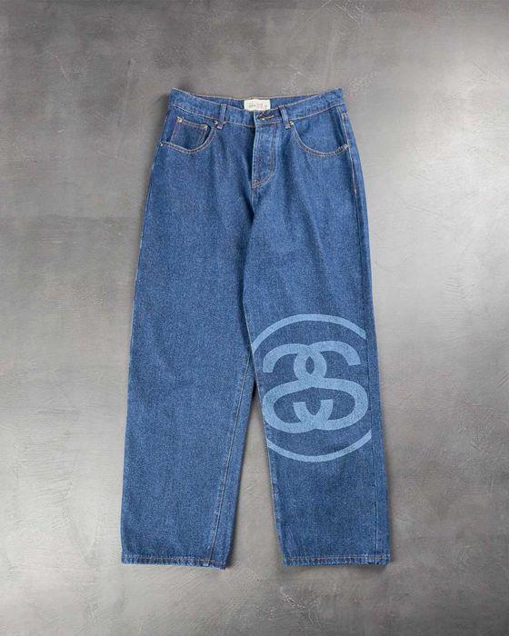 Джинси STUSSY SS-Link Big Ol' Jeans Dark Blue: 5 250 грн. - Прямые