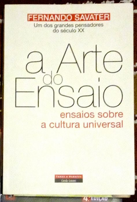 A arte do ensaio Fernando Savater