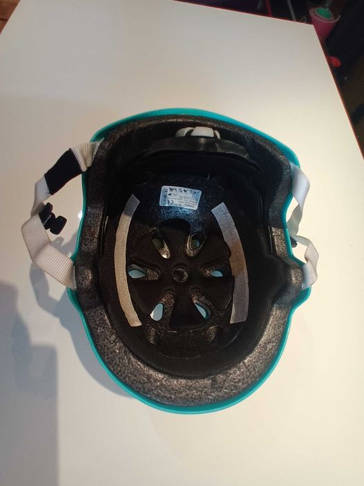 Kask rowerowy Oxelo niebieski / 50-54 cm /. Jak NOWY