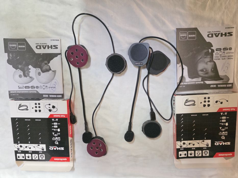 Auriculares de capacetes