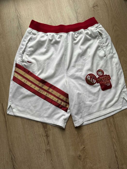 Reebok Above The Rim Asphalt War Games 1993 mesh basketball shorts L