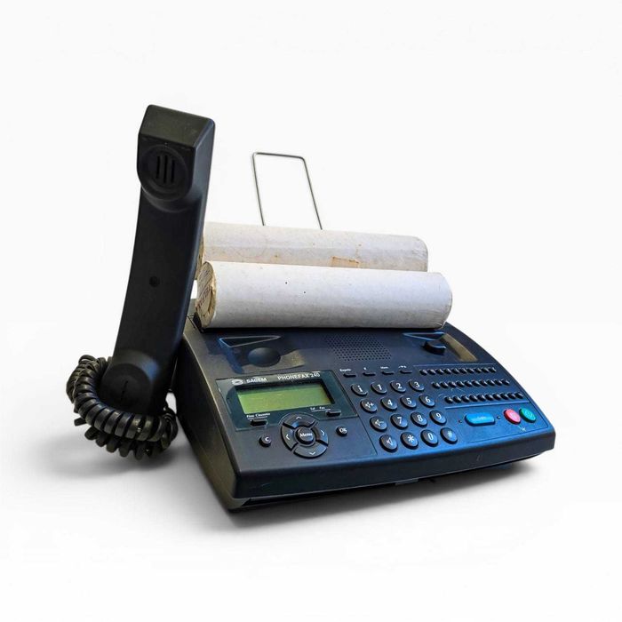 Fax Telefone Sagem Phonefax 240 — A Funcionar — Modelo Vintage de Escritório