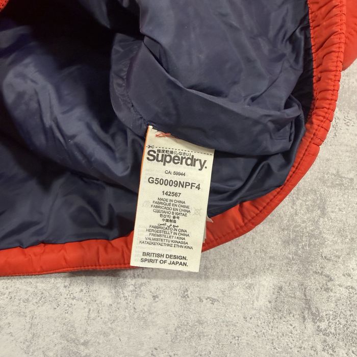 Kurtka damska Superdry rozm XL czerwona pikowana