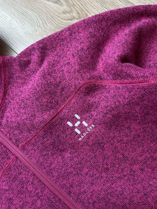 Haglöfs Swook Polar rozpinany z kapturem ZIP Gorpcore Streetwear