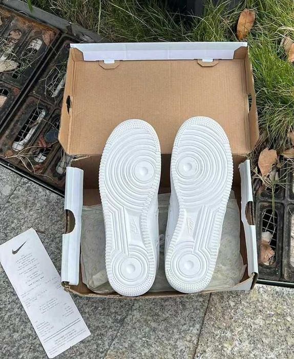 Nike Air Force 1 One All White 38