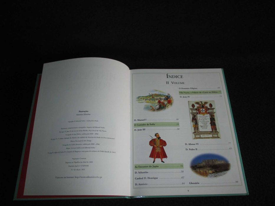 Livros História de Portugal António Leite da Costa 3 Volumes Completo