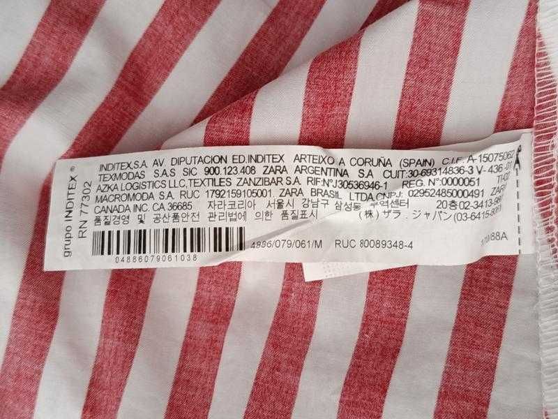 Zara woman сукня туніка в смужку розмір M