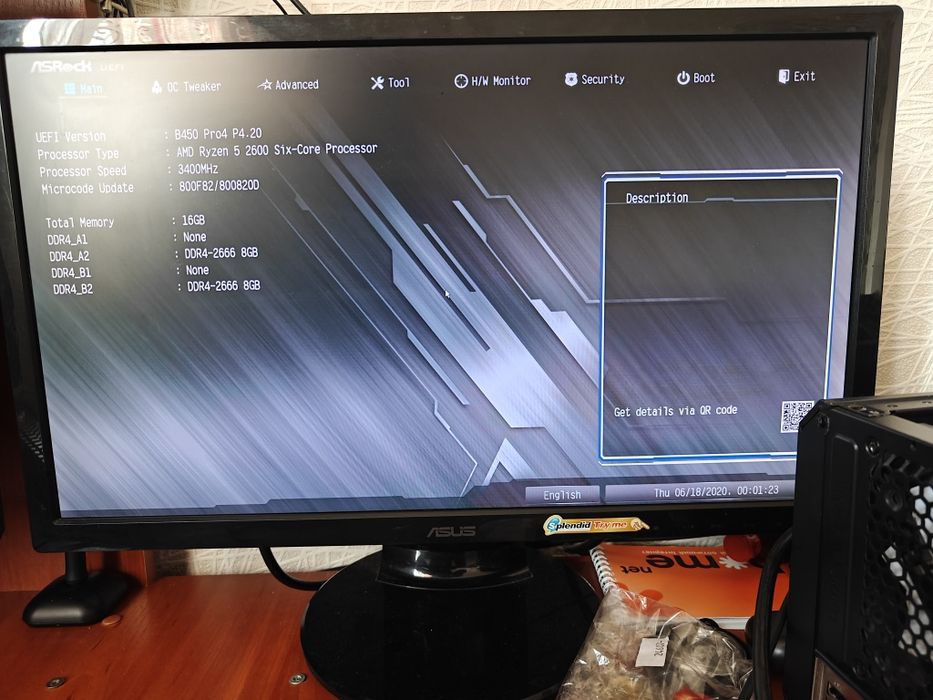 Материнська плата AsRock B450 Pro4