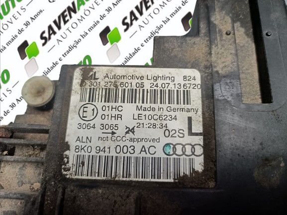 Ótica / farol esquerda AUDI A4 Allroad (8KH, B8)