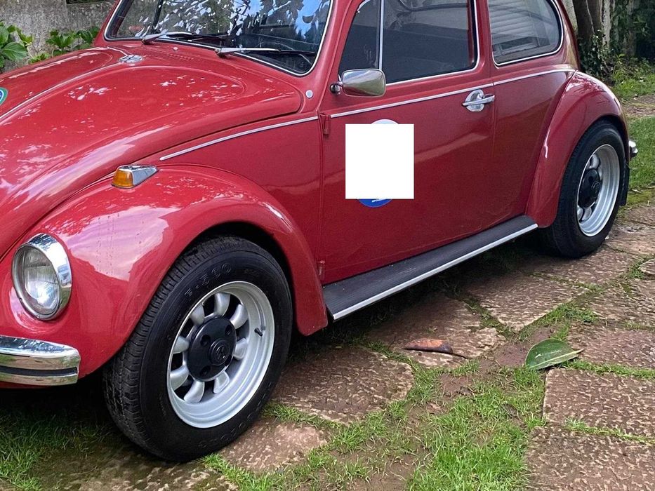 Quatro jantes especiais R 15, para Carocha, com quatro pneus 165 R 15