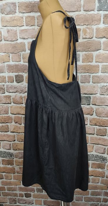Asos oversizowa sukienka modna czarna 42 uk 14