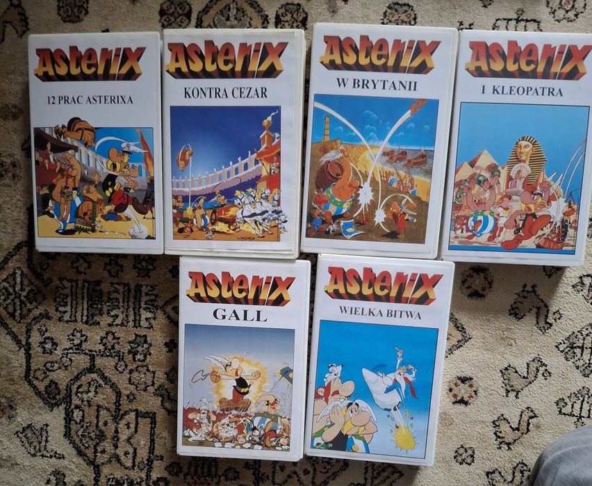 Asterix 6 filmów na VHS