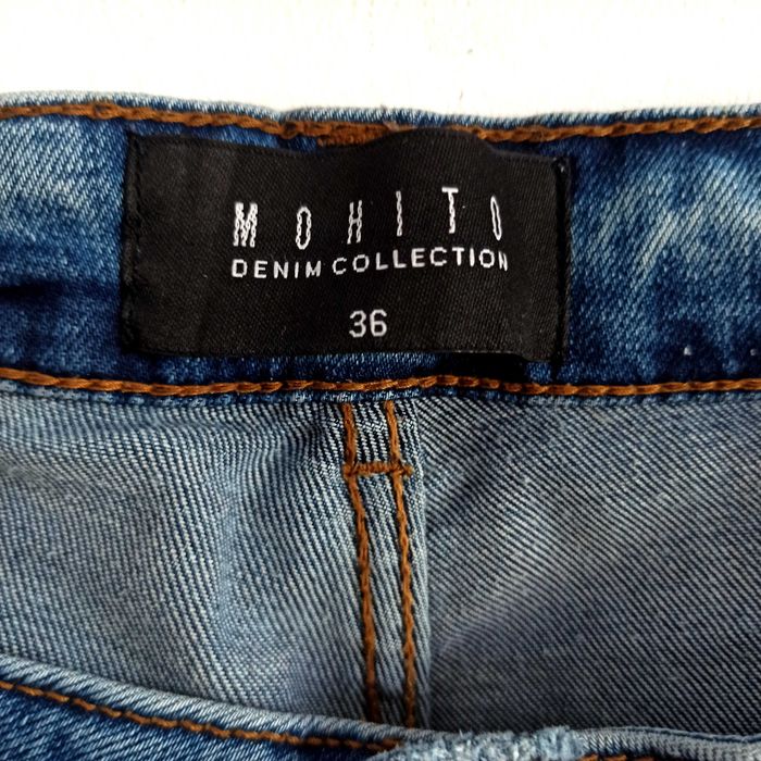Bermudy, szorty jeansowe damskie, rozm. S, Mohito;