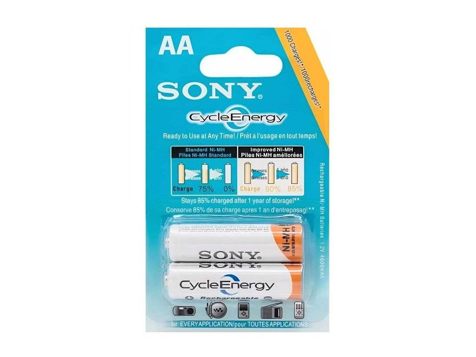 Доставки OLX нема! Акумулятори SONY 4600 mAh АА (пальчикові), Ni-MH н