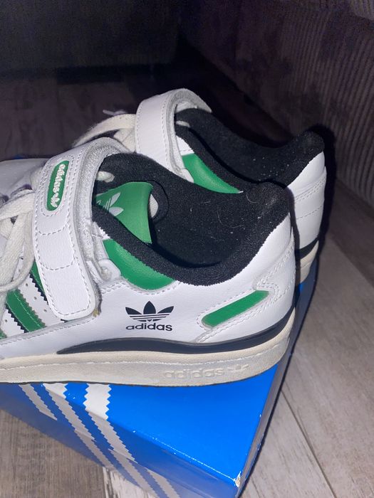 Adidas forum low green black